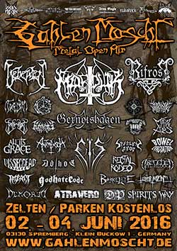 Gahlen Moscht Metal Open Air - 2016